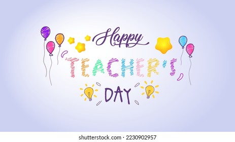 happy teachers day background template design for beloved and loving teachers.
thanks my teacher