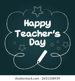 Happy Teachers Day banner background