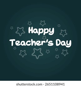 Happy Teachers Day banner background