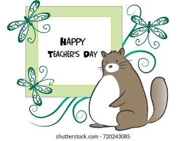 happy teachers day card