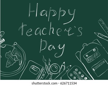 Happy Teacher's Day copyspace