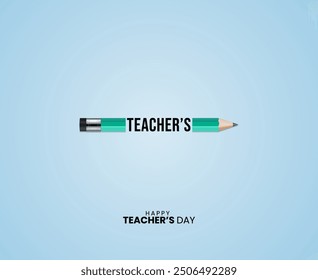 Ilustración vectorial de concepto creativo del día del profesor feliz. Concepto creativo de la educación del día del profesor. diseño para el Anuncio, cartel.