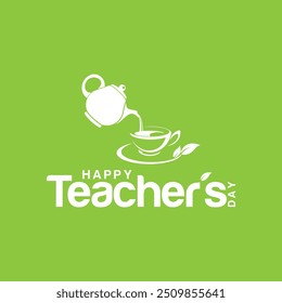 Happy Teachers Day Design for banner posters, World Teachers Day Logo, Vector art and typography design elements for congratulation cards, banners, and flyers. Pen pencil book education teacher 