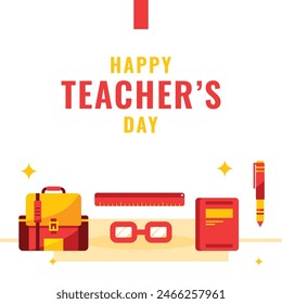 Happy Teachers Day Design Celebration