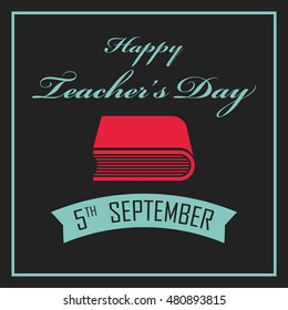 Happy Teacher's day design template