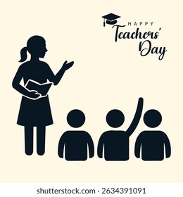 Happy teachers day, International Happy Teacher's day Social media post.