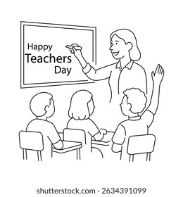 Happy teachers day, International Happy Teacher's day Social media post.