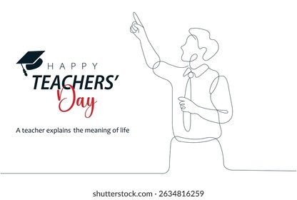 Happy teachers day, International Happy Teacher's day Social media post.