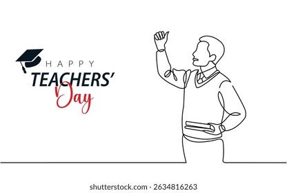Happy teachers day, International Happy Teacher's day Social media post.