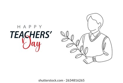 Happy teachers day, International Happy Teacher's day Social media post.