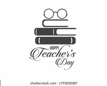 Happy Teacher's Day Logo Vector