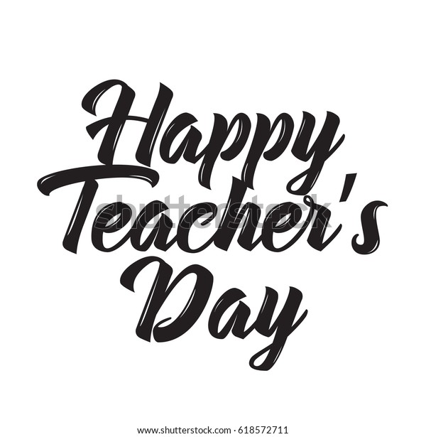 Download Happy Teachers Day Text Design Vector Stock Vector ...