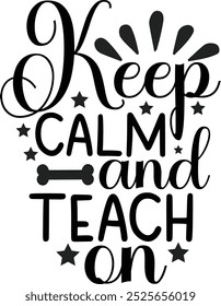 Happy Teacher's Day Typography Vector Illustration Design