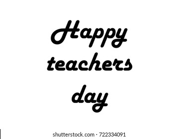 Happy Teachers Day. Vector Illustration