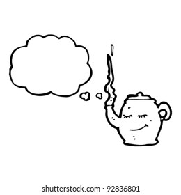 happy teapot cartoon