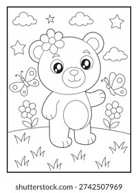 Happy Teddy Bear and