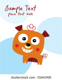 happy teddy tag