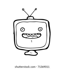 happy television screen