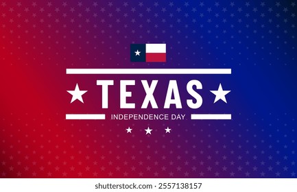 Happy Texas Independence Day Background illustration