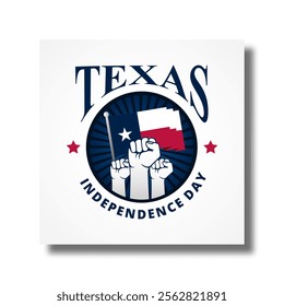 Happy Texas Independence Day Background illustration