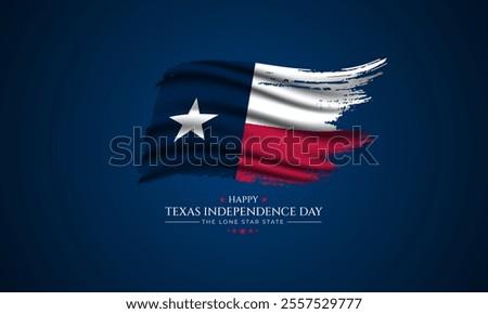 Happy Texas Independence Day Background illustration
