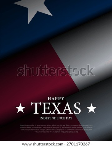 Happy Texas Independence Day Background illustration
