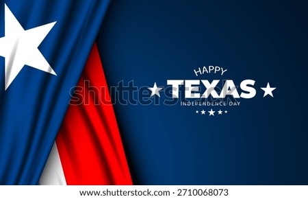 Happy Texas Independence Day Background illustration