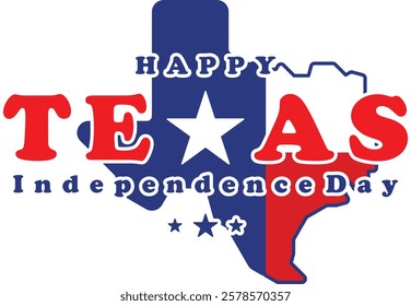 Happy Texas Independence Day – Patriotic Celebration Design