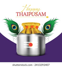 Happy Thaipusam or Thaipoosam festival  celebrated by the Tamil community in India and by the Tamil diaspora worldwide