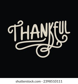 happy thankful new  t-shirt design template vector	