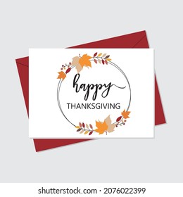 Happy Thankgiving Card, Gift Tag