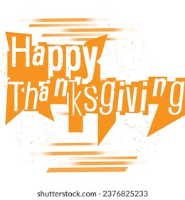 Happy Thanks Giving Banner Fall Leaves thanksgiving day vector illustration Free Download