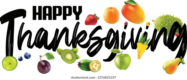 Happy Thanks Giving Banner Fall Leaves thanksgiving day vector illustration Free Download