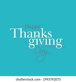 Happy Thanks Giving Day Banner | Beautiful Calligraphy of Thanksgiving 