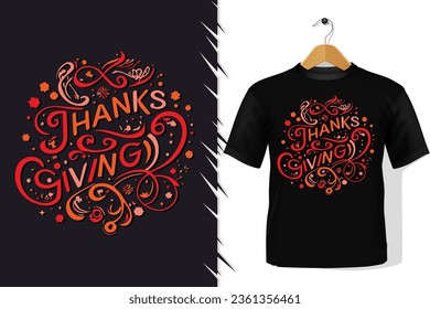 Happy Thanks giving Day Hand Drawn Text