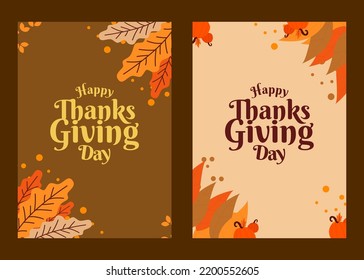 Happy thanks giving day template