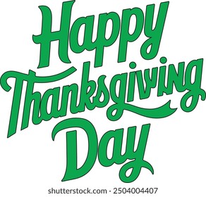 Happy Thanks Giving Day, vector art,illustrator