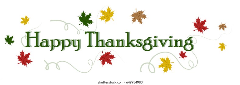 happy thanks giving heading