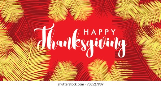 Happy Thanks Giving Logo Vector Template Design