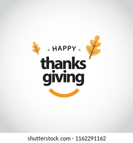 Happy Thanks Giving Vector Template Design Illustration