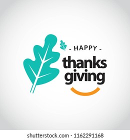 Happy Thanks Giving Vector Template Design Illustration