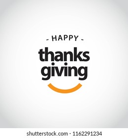 Happy Thanks Giving Vector Template Design Illustration