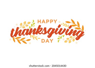 Happy Thanksgiving. Thanksgiving Background, Thanksgiving Banner. Holiday Greeting Card, Be Thankful Vector Illustration Background