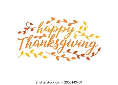 Happy Thanksgiving Background, Thanksgiving Background, Happy Thanksgiving Card, Greeting Card, Holiday Card, Handwritten Thanksgiving Text, Vector Text Background