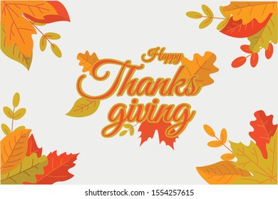 happy Thanksgiving background. Eps10 - Vector
