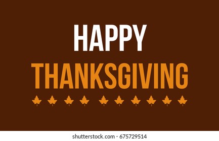 Happy Thanksgiving background greeting card