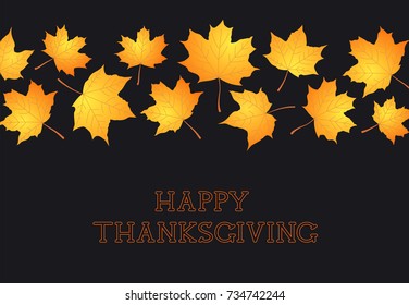 Happy thanksgiving background. Vector illustration