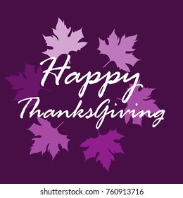 HAPPY THANKSGIVING banner
