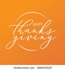 Happy Thanksgiving Banner, Thanksgiving Background, Thanksgiving Text, Holiday Greeting Card, Be Thankful Vector Illustration Background