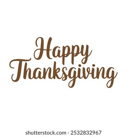 Happy Thanksgiving-Kalligraphie oder Typografie